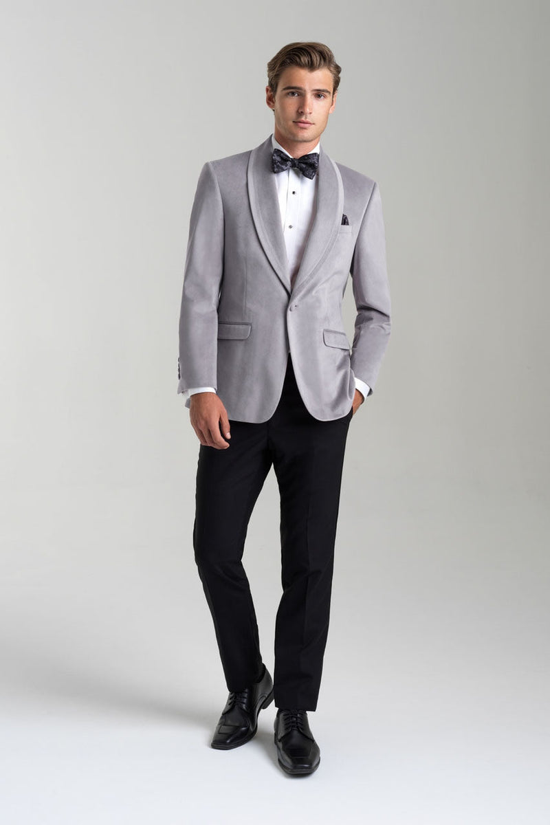 Mens grey dinner jacket hotsell