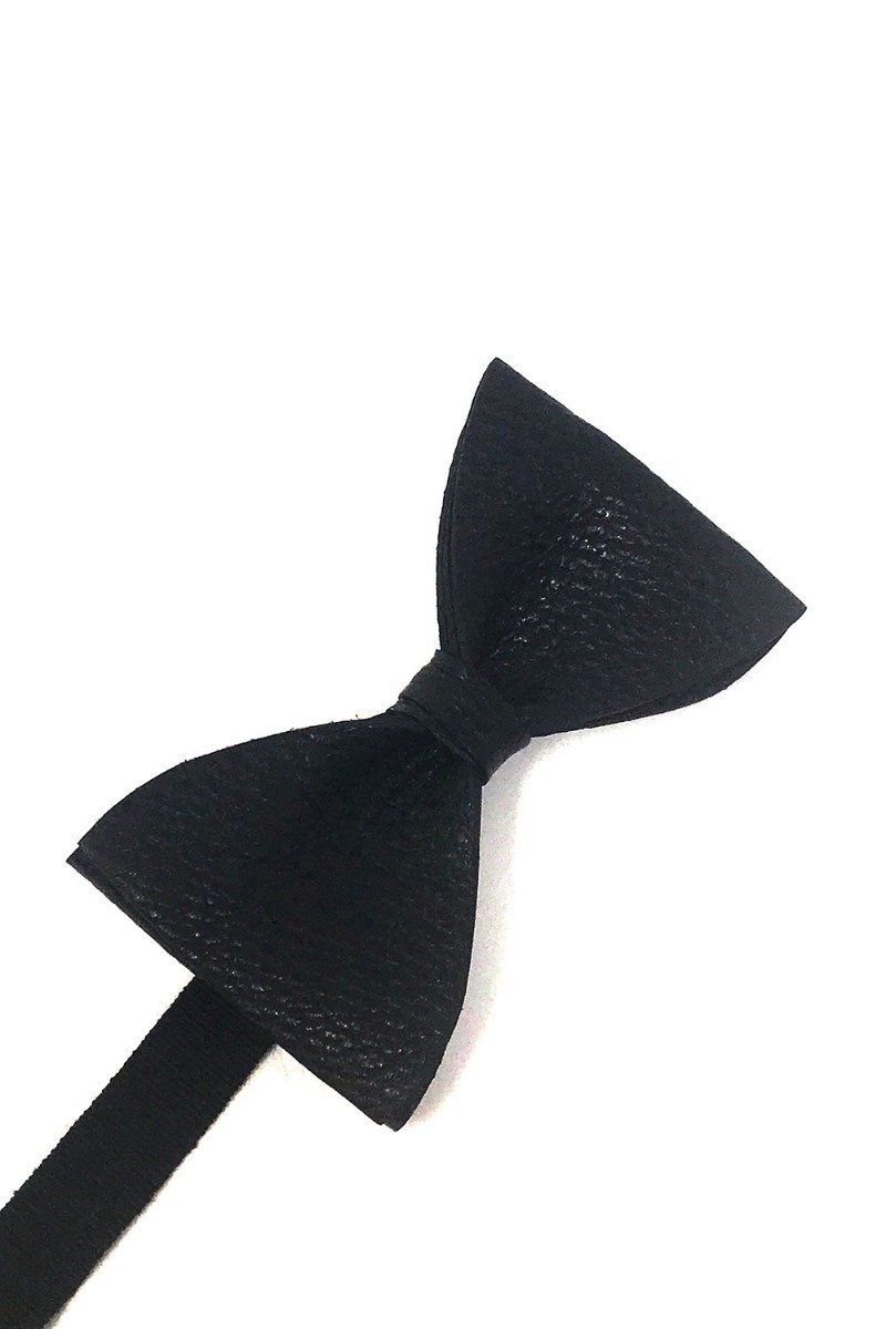 black-textured-leather-bow-tie-buy4lesstuxedo