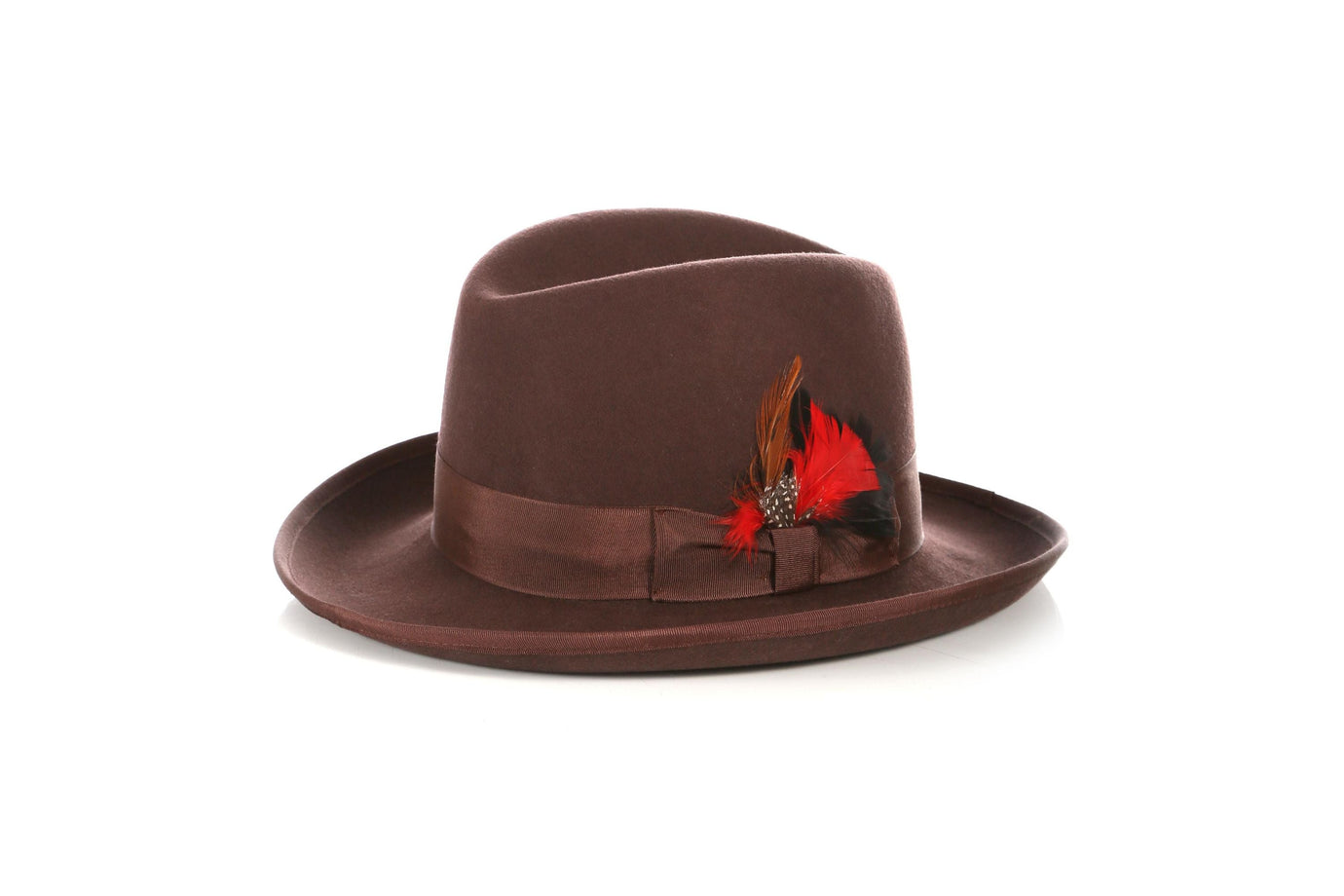 Brown 100% Australian Wool Godfather Hat