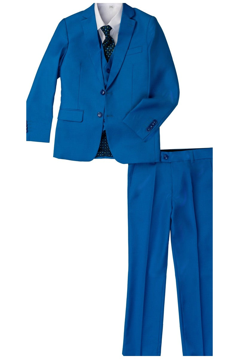 "Austin" Kids Ocean Blue 5-Piece Suit (Geoffrey Beene / AXNY)