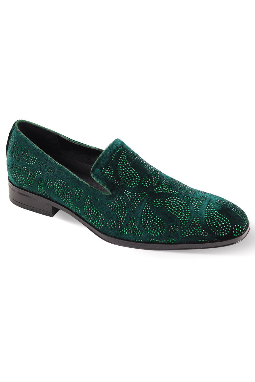 "Majesty" Green Tuxedo Shoes