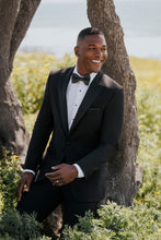 "Verona" Onyx Black Velvet Dinner Jacket (Separates)