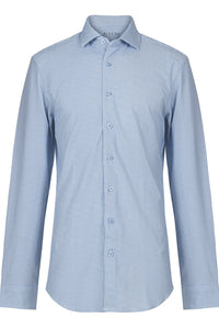 "Vanguard" Blue Laydown Formal Shirt