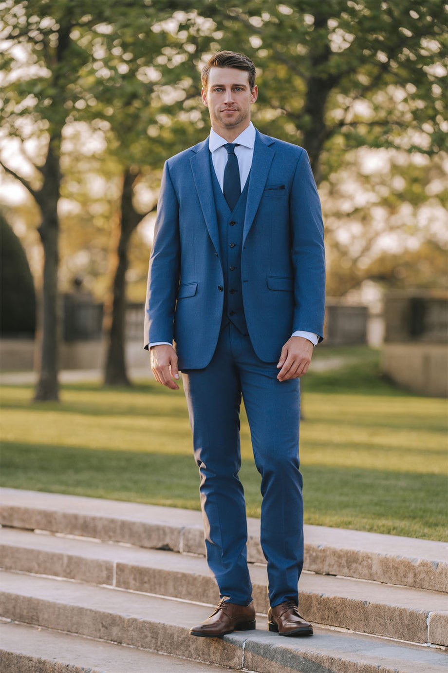 "Savoy" Blue Suit Jacket (Separates)