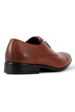 "Allure Oxford" Cognac Leather Tuxedo Shoes