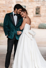 "Verona" Emerald Green Velvet Dinner Jacket (Separates)