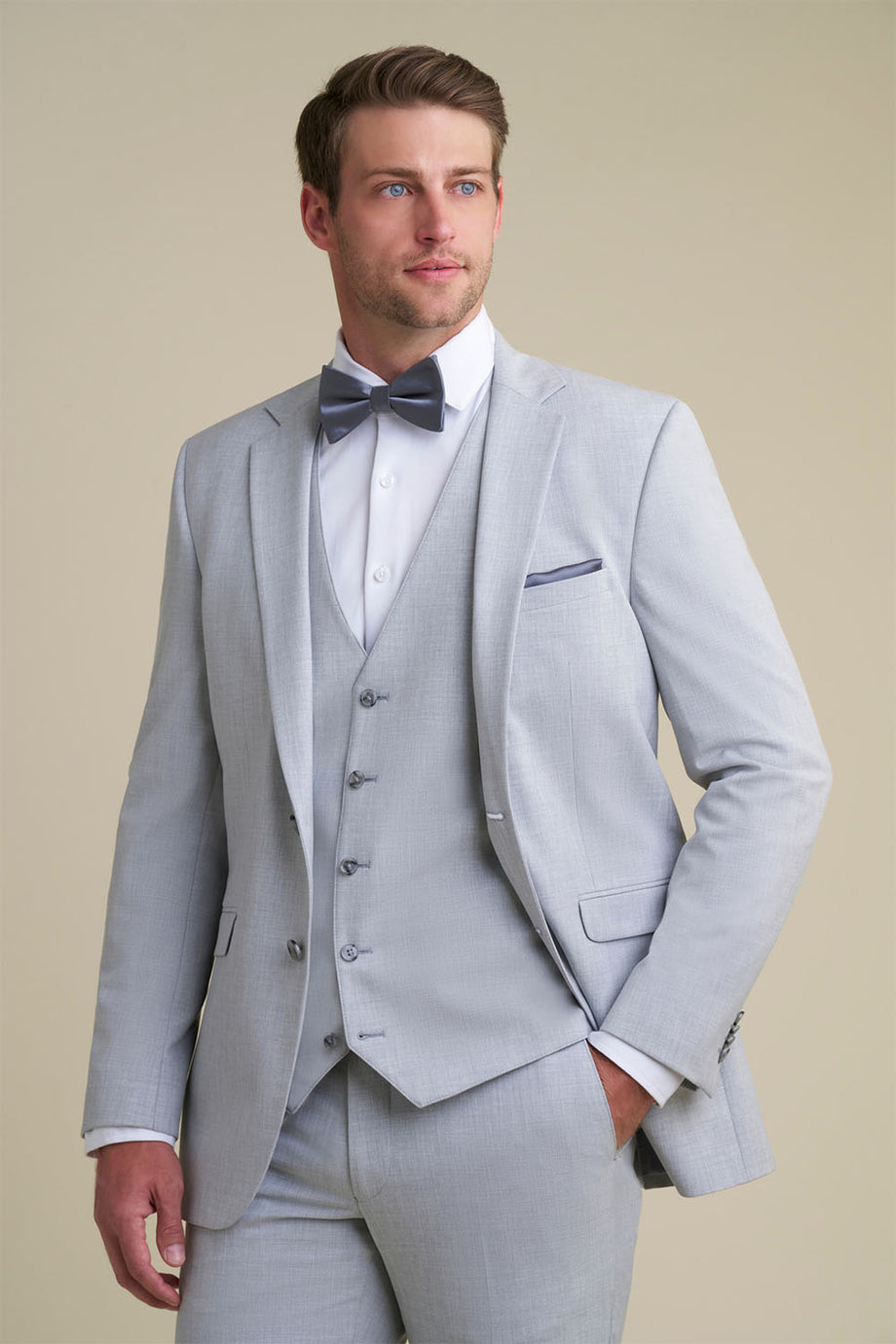 "Savoy" Light Grey Suit Jacket (Separates)