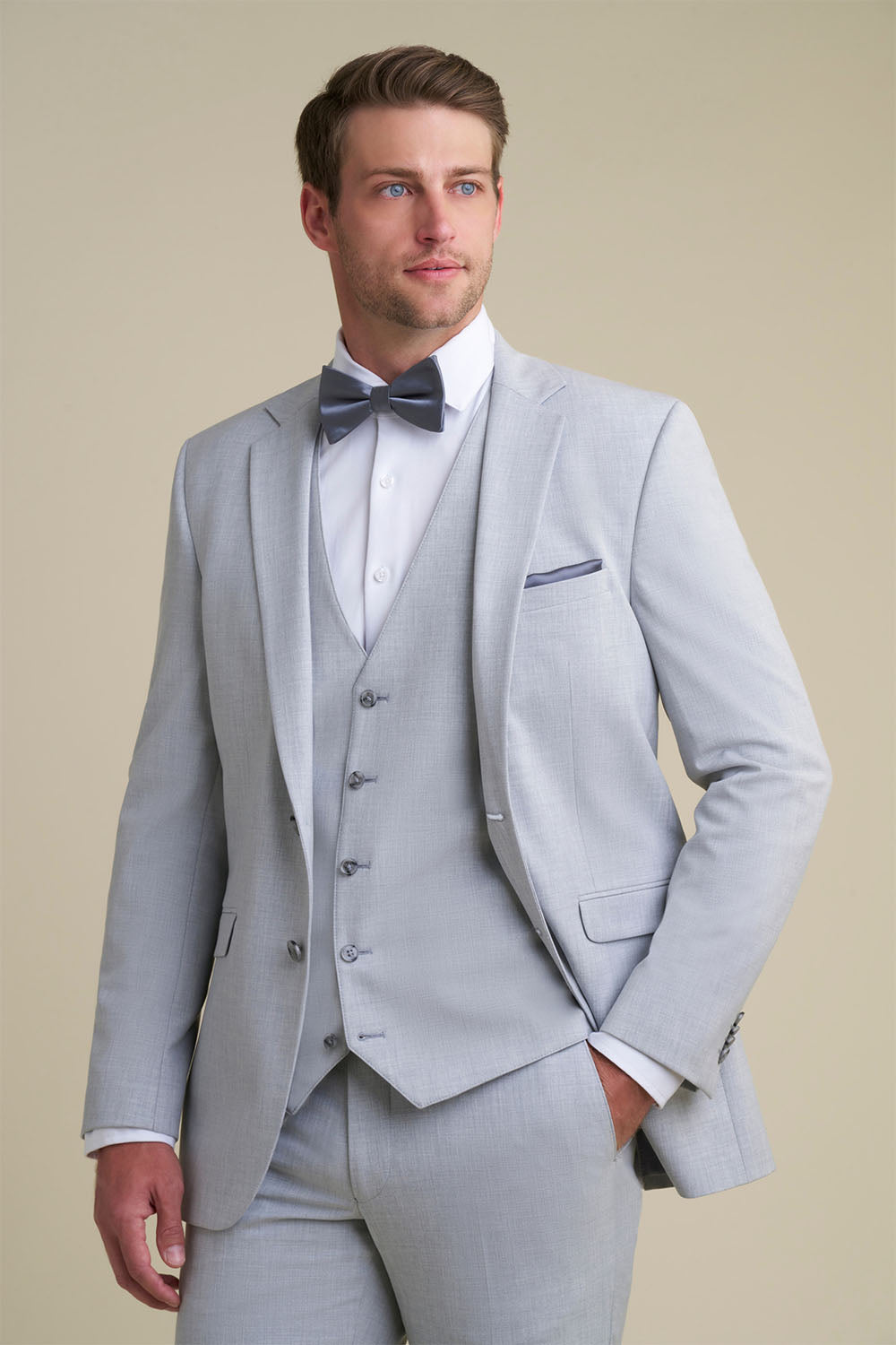 "Savoy" Light Grey Suit Jacket (Separates)