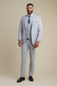 "Savoy" Light Grey Suit Jacket (Separates)