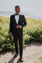 "Verona" Onyx Black Velvet Dinner Jacket (Separates)