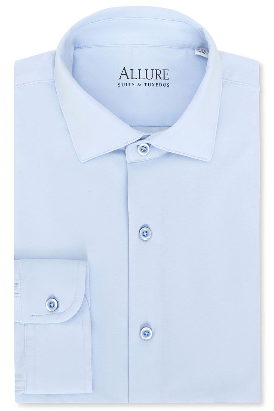 "Astoria" Sky Blue Laydown Formal Shirt