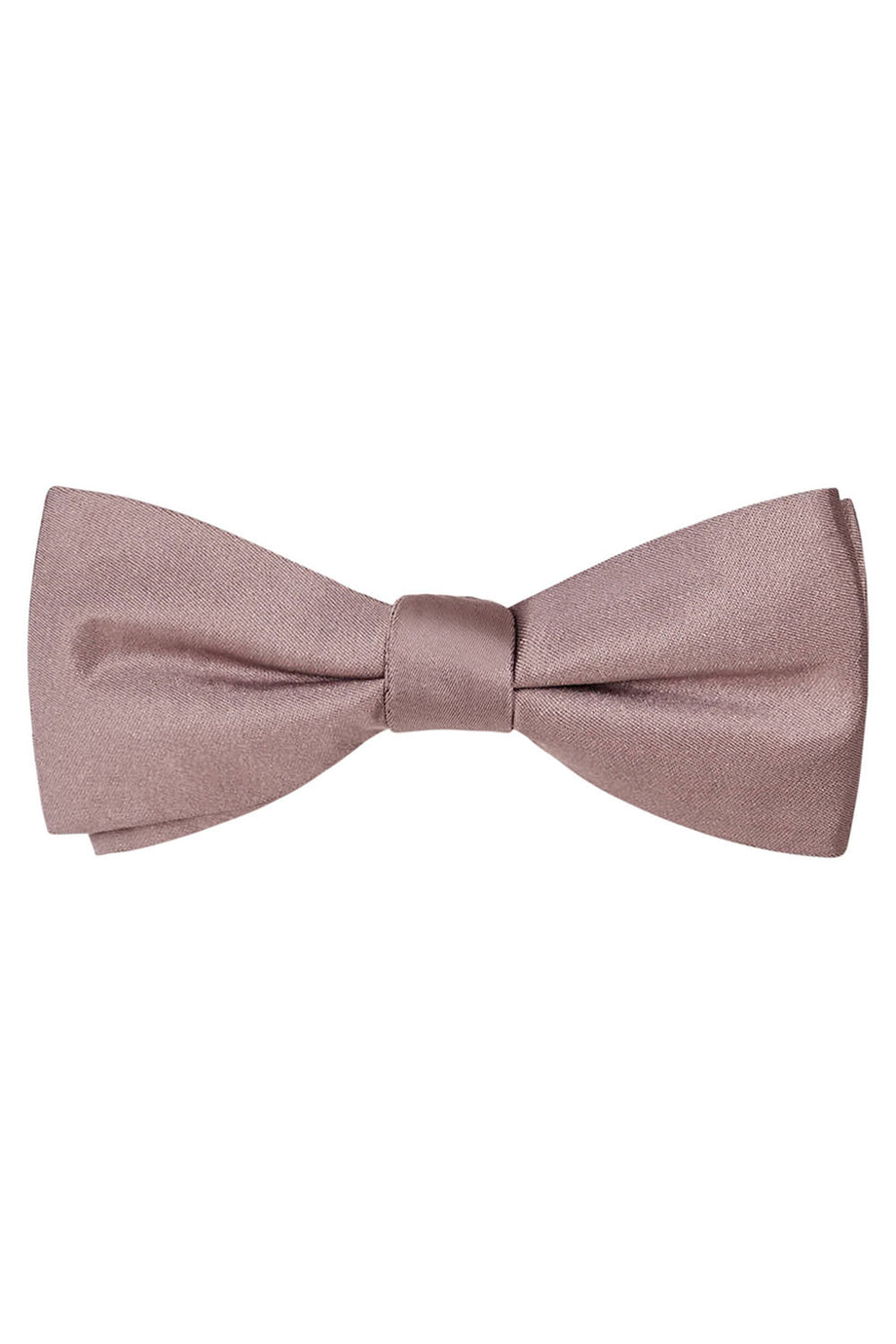 Latte Solid Satin Silk Bow Tie