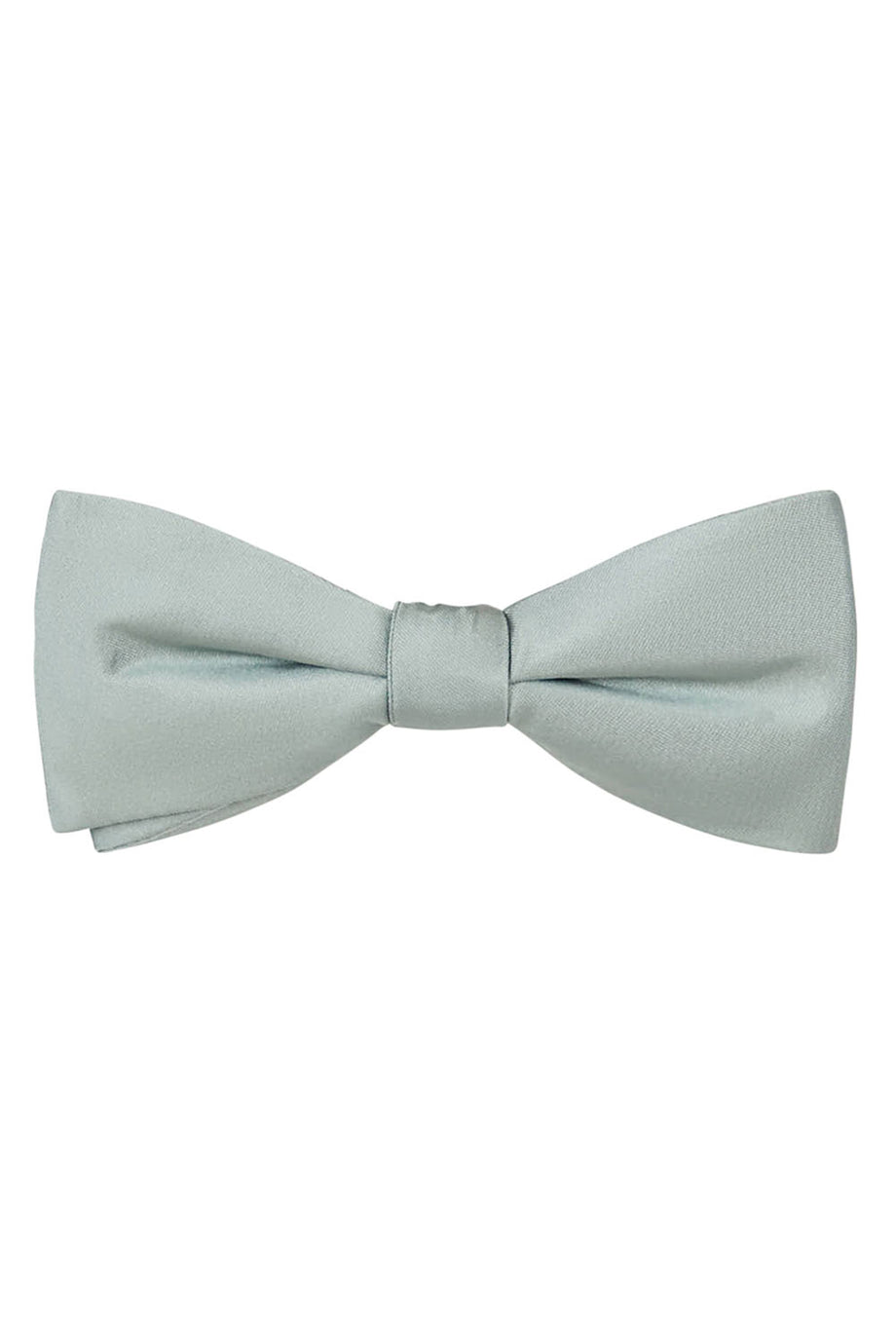 Mint Solid Satin Silk Bow Tie