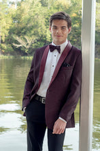 "Austin Diamond" Burgundy Shawl Tuxedo Jacket (Separates)