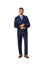 "Kingsley" Navy Double-Breasted Peak Suit (2-Piece Set)