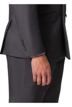 "Kingsley" Charcoal Double-Breasted Peak Suit (2-Piece Set)