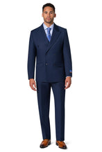 "Kingsley" New Blue Double-Breasted Peak Suit (2-Piece Set)