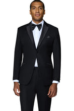 "Pembroke" Black 2-Button Notch Tuxedo (2-Piece Set)