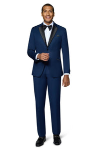 "Pembroke" New Blue 2-Button Notch Tuxedo (2-Piece Set)