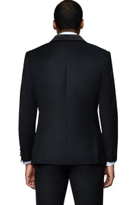 "Winslow" Black 1-Button Shawl Tuxedo (2-Piece Set)