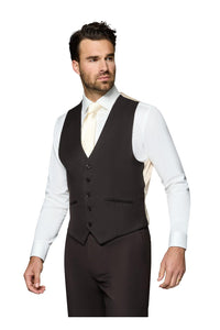 "Ashford" Dark Brown 2-Button Notch Suit (3-Piece Set)