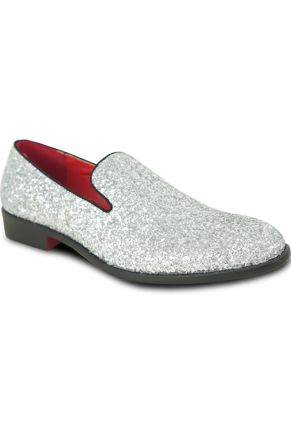 "Tristan" Silver Shoes