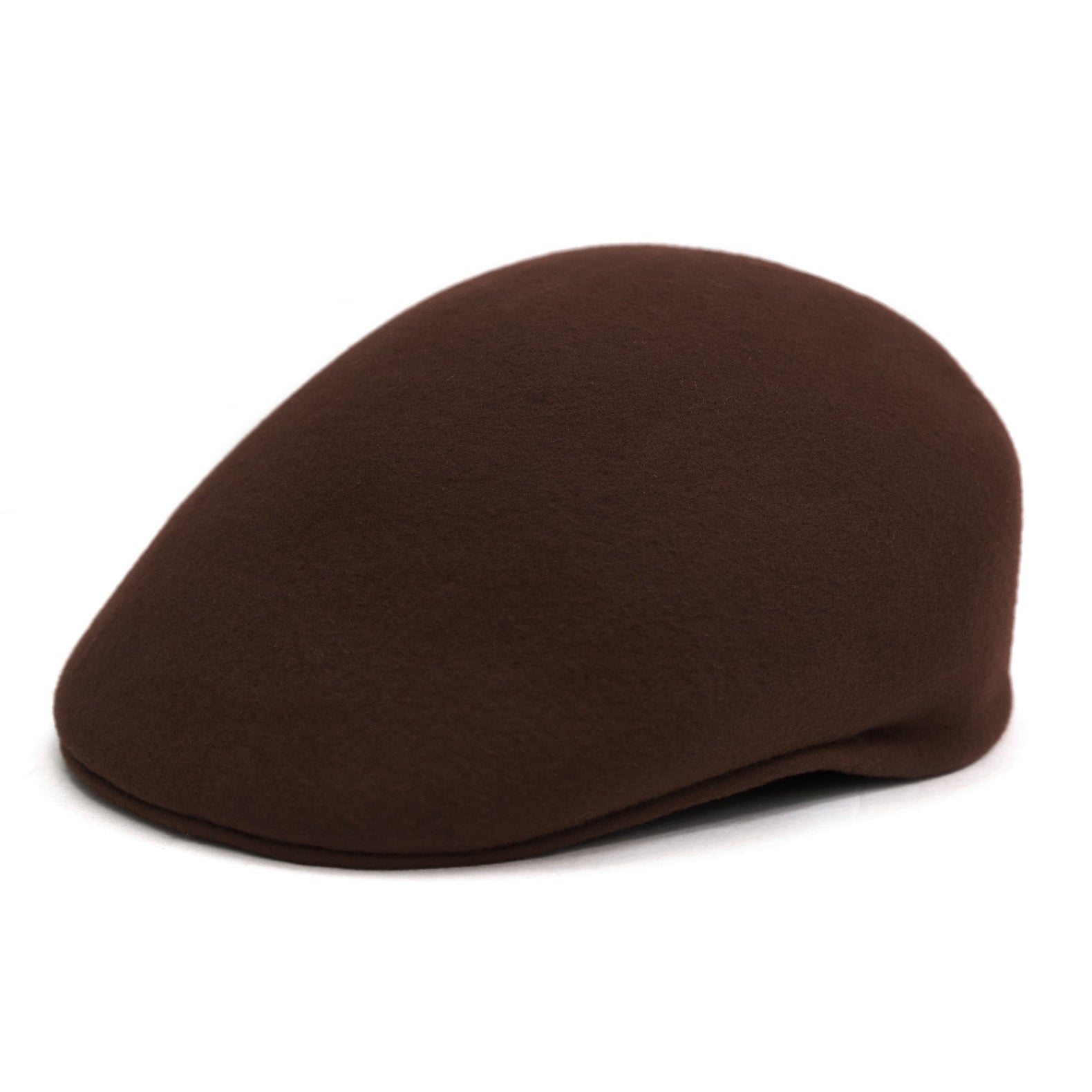 Classic Premium Wool Chocolate English Hat - Ferrecci USA 