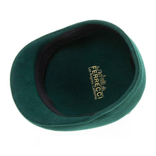 Classic Premium Wool Hunter Green English Hat - Ferrecci USA 