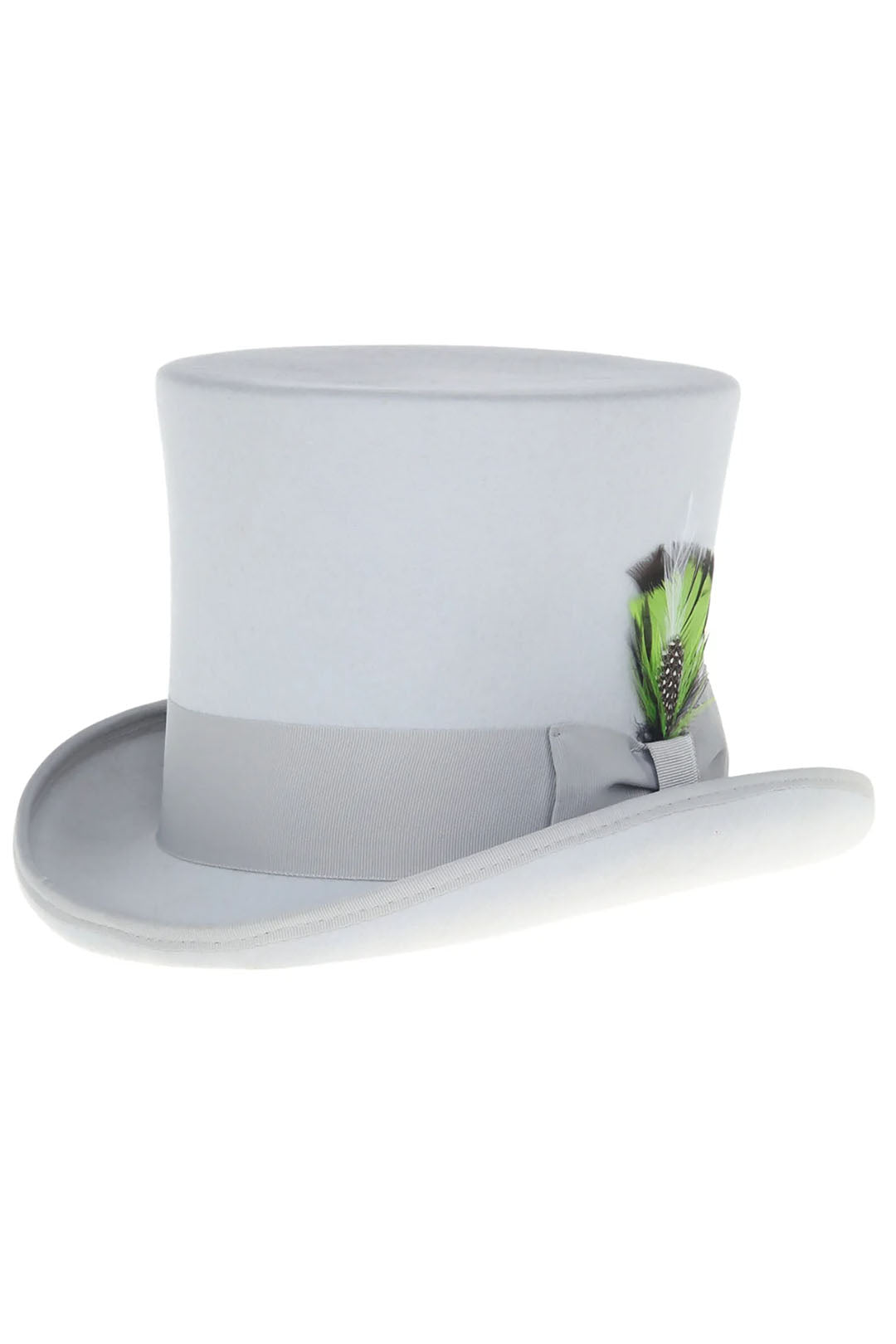 Light Grey Premium Wool Top Hat