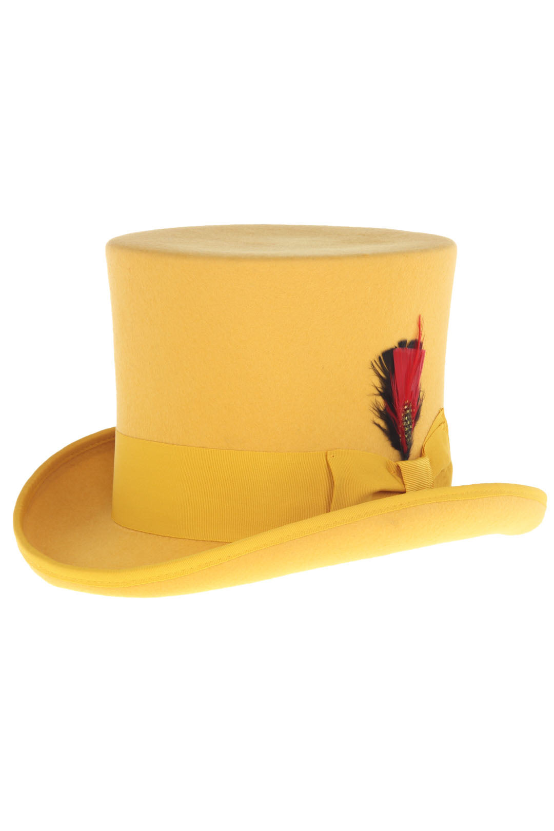 Mustard Premium Wool Top Hat