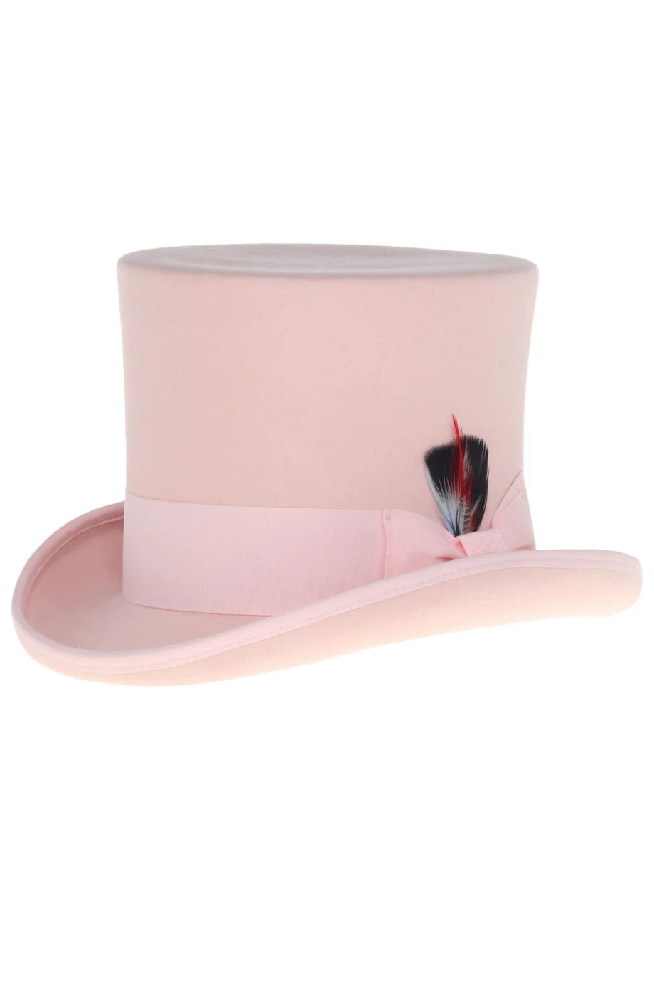 Pink Premium Wool Top Hat