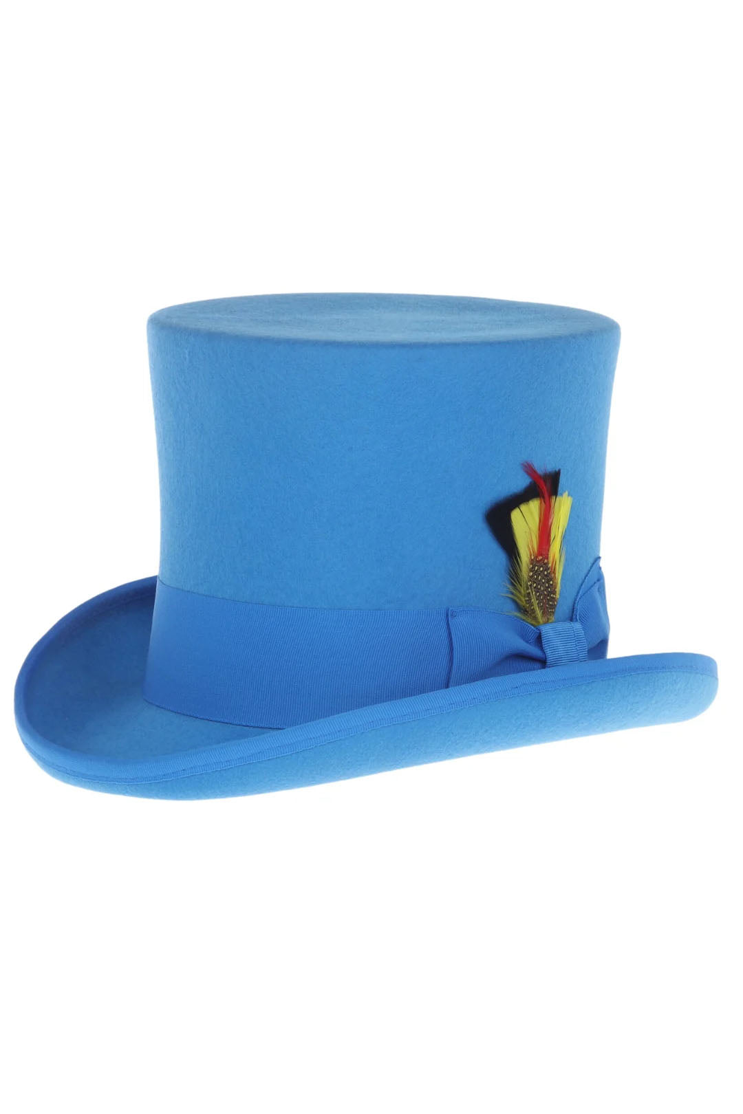 Blue Premium Wool Top Hat