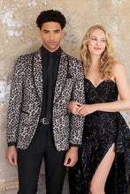 "Amari Cheetah" Tuxedo Jacket (Separates)