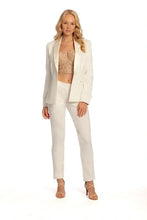 "Sophia" Ivory Tuxedo Jacket (Separates)