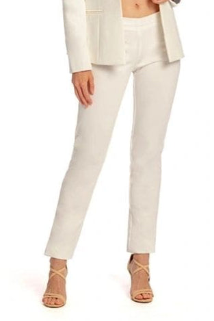 "Sophia" Ivory Tuxedo Pants