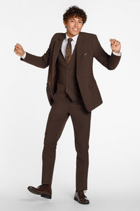 "Metro" Chocolate Suit Jacket (Separates)