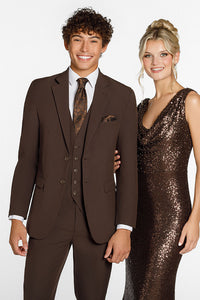 "Metro" Chocolate Suit Jacket (Separates)