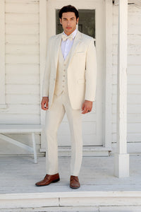 "Metro" Creme Suit Jacket (Separates)