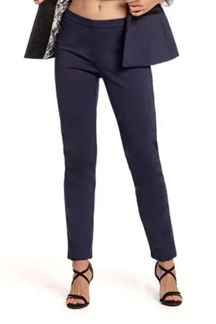 "Sophia" Navy Tuxedo Pants