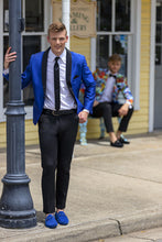 "Starlight" Royal Blue Metallic Shawl Tuxedo Jacket (Separates)