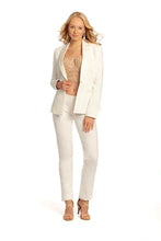 "Sophia" Ivory Tuxedo Jacket (Separates)