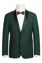 "Paris" Green 1-Button Shawl Tuxedo (2-Piece Set)