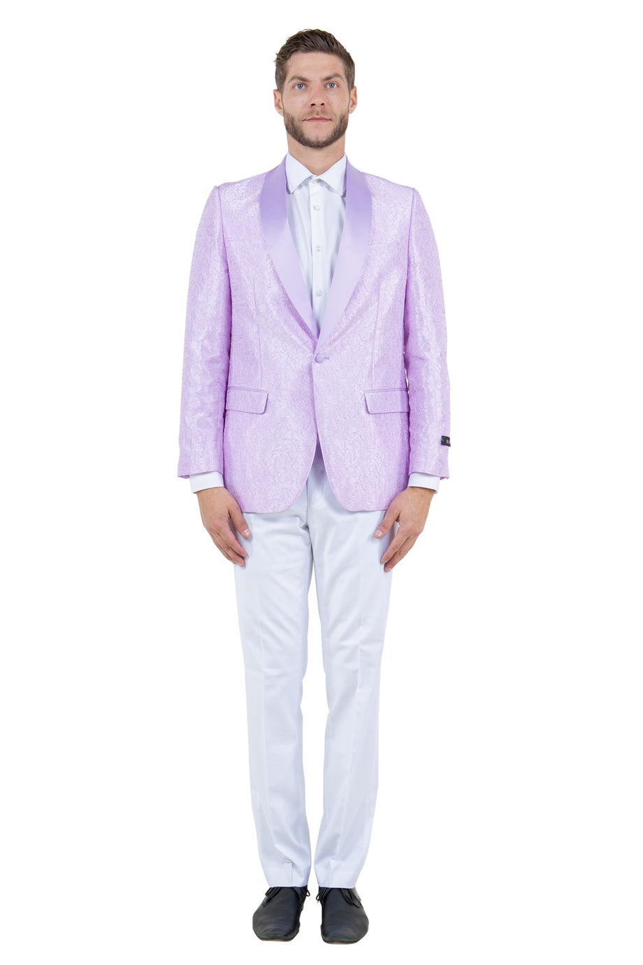 "Everett" Lavender Tuxedo Jacket (Separates)