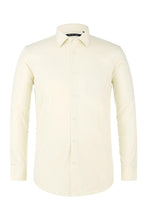 "Icon" Ivory Laydown Cotton Blend Dress Shirt