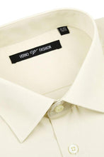 "Icon" Ivory Laydown Cotton Blend Dress Shirt