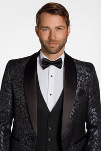 "Creed" Black Shawl Tuxedo Jacket (Separates)