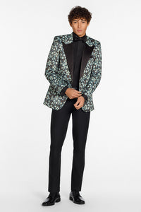 "Floral Fusion" Sage Peak Tuxedo Jacket (Separates)