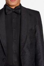 "Night Vine" Black Shawl Tuxedo Jacket (Separates)