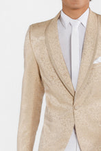 "Night Vine" Caramel Shawl Tuxedo Jacket (Separates)