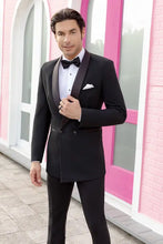 "Park Lane" Black Shawl DB Tuxedo Jacket (Separates)